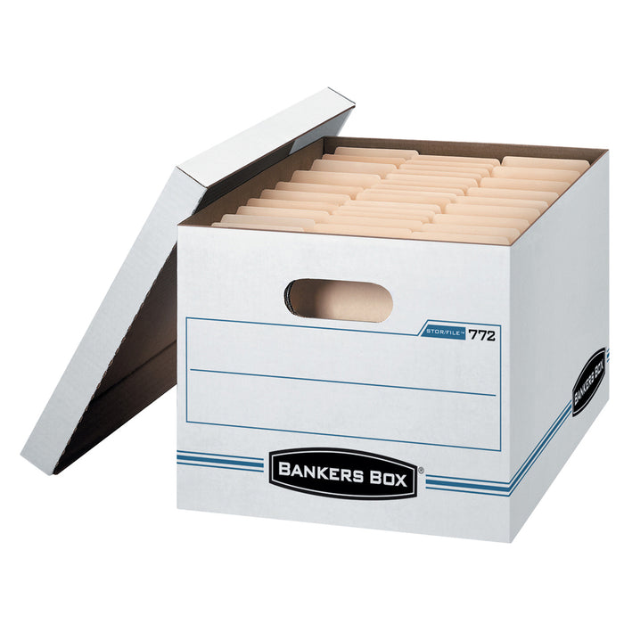 Bankers Box Stor/File Storage Box - Media Size Supported: Legal, Letter - For File - 6 / Pack