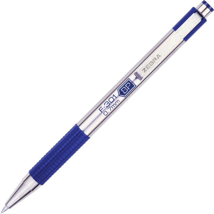 Zebra Pen BCA F-301 Stainless Steel Ballpoint Pens