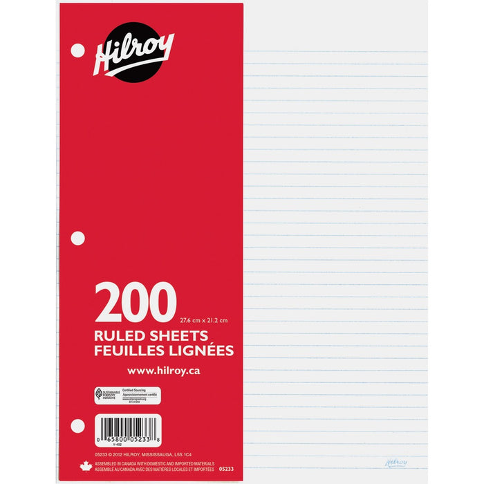 Hilroy 7mm Ruled With Margin Filler Paper