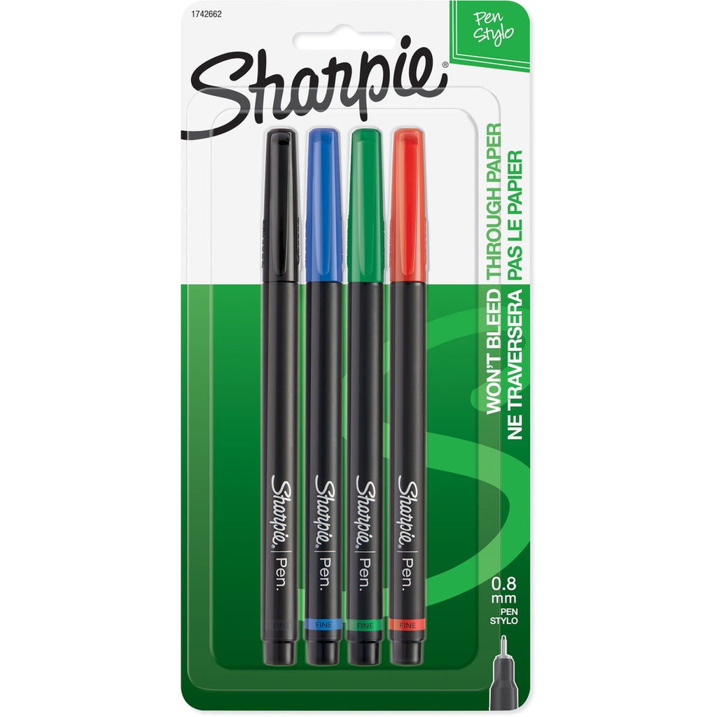 Sharpie Fine Point Permanent Markers (1884739) [Black, 1mm Point