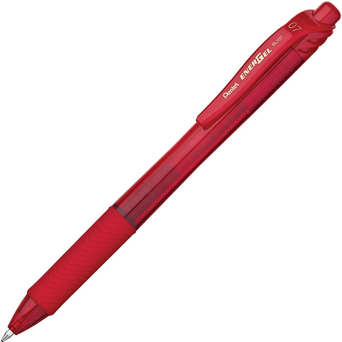 Pentel EnerGel-X Retractable Gel Pens 0.7mm - Red