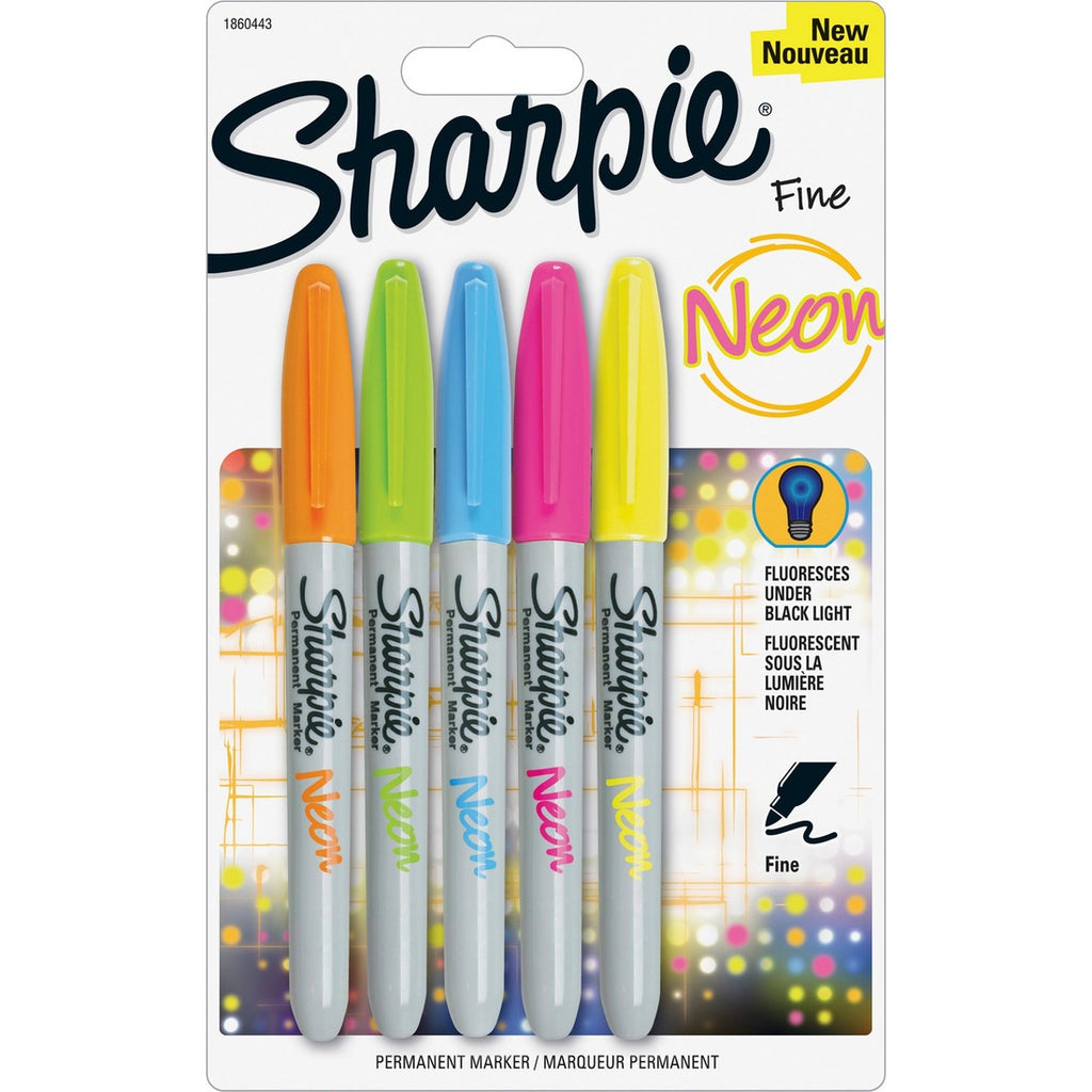 Sharpie Ultra Fine Point Permanent Marker - Ultra Fine Marker Point - 0.2  mm Marker Point Size - Black - 5 / Pack