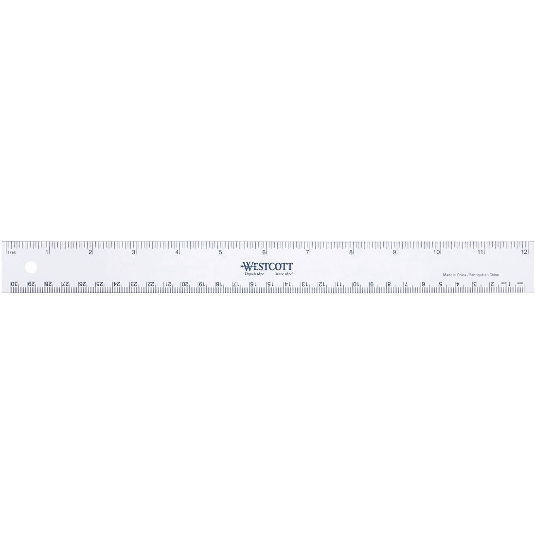 Westcott Clear Plastic Ruler - ACM45012