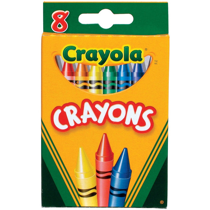 Crayola Tuck Box Crayon, Assorted Color - 16 count