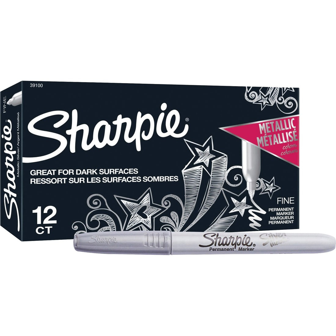 Sharpie Metallic Fine Point Permanent Marker - Fine Marker Point